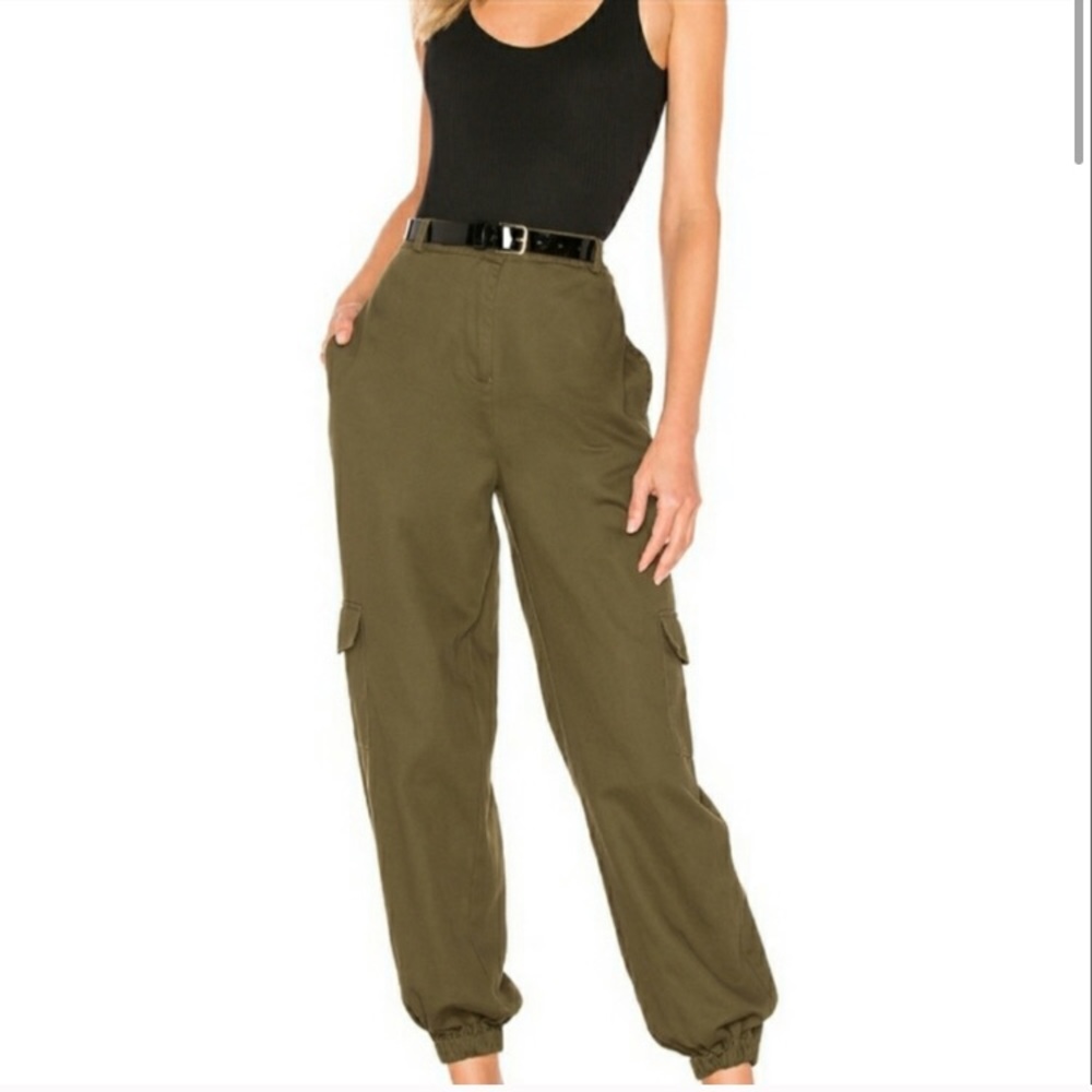 Lovers + Friends Olive Cargo Pants
